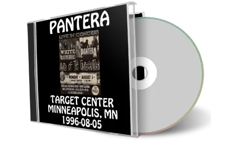 Artwork Cover of Pantera 1996-08-05 CD Minneapolis Audience