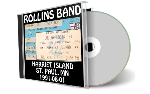 Artwork Cover of Rollins Band 1991-08-01 CD St Paul Audience