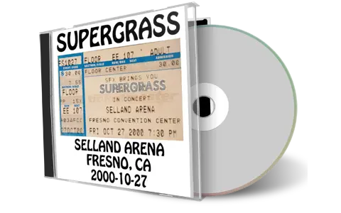 Artwork Cover of Supergrass 2000-10-27 CD Fresno Audience