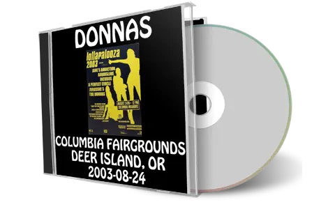 Artwork Cover of The Donnas 2003-08-24 CD Deer Island Audience