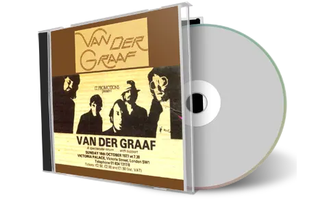 Artwork Cover of Van der Graaf Generator 1977-10-16 CD London Audience
