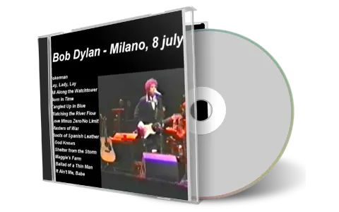 Artwork Cover of Bob Dylan 1994-07-08 CD Milano Audience