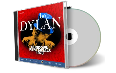 Artwork Cover of Bob Dylan Compilation CD Rundown Rehearsals 1978 Soundboard