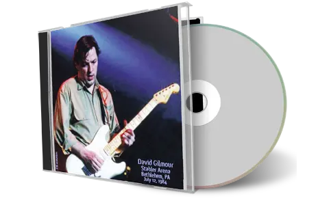 Artwork Cover of David Gilmour 1984-07-12 CD Bethlehem Soundboard