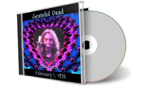 Artwork Cover of Grateful Dead 1978-02-01 CD Chicago Soundboard