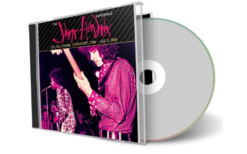 Artwork Cover of Jimi Hendrix Experience 1968-08-11 CD Davenport Audience