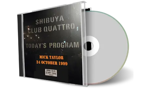 Artwork Cover of Mick Taylor 1999-10-24 CD Shibuya Audience