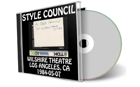 Artwork Cover of Style Council 1984-05-07 CD Los Angeles Audience