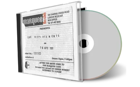 Artwork Cover of The Replacements 1991-04-16 CD London Audience