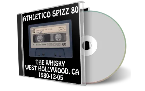 Artwork Cover of Athletico Spizz 80 1980-12-05 CD West Hollywood Audience