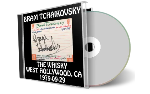 Artwork Cover of Bram Tchaikovsky 1979-09-29 CD West Hollywood Audience