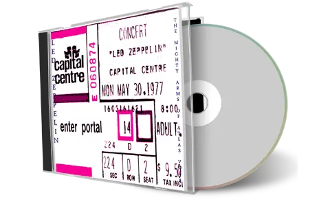 Artwork Cover of Led Zeppelin 1977-05-30 CD Landover Soundboard