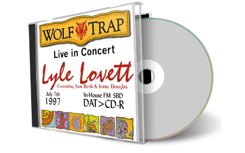 Artwork Cover of Lyle Lovett 1997-07-07 CD Vienna Soundboard
