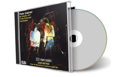 Artwork Cover of Peter Gabriel 1977-10-09 CD Copenhagen Audience