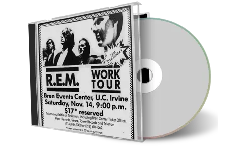 Artwork Cover of REM 1987-11-14 CD Irvine Audience
