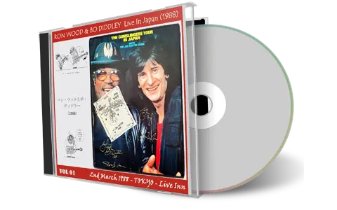 Artwork Cover of Ronnie Wood and Bo Diddley 1988-03-02 CD Tokyo Soundboard