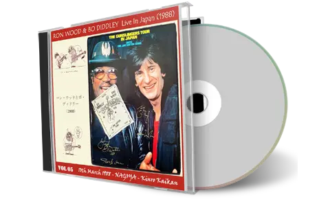 Artwork Cover of Ronnie Wood and Bo Diddley 1988-03-10 CD Nagoya Audience