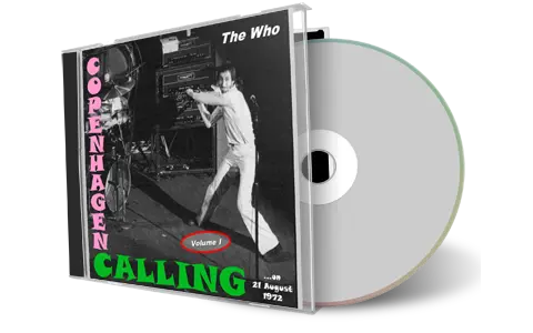 Artwork Cover of The Who 1972-08-21 CD Copenhagen Audience