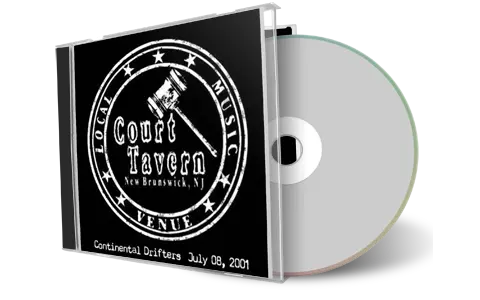 Artwork Cover of Continental Drifters 2001-07-08 CD New Brunswick Soundboard