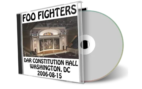 Artwork Cover of Foo Fighters 2006-08-15 CD Washington Audience