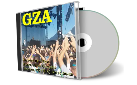 Artwork Cover of GZA 2015-08-30 CD Denver Audience