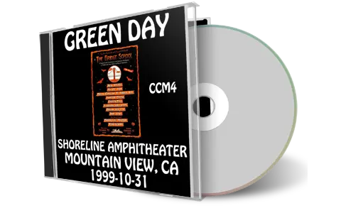 Artwork Cover of Green Day 1999-10-31 CD Mountain View Audience