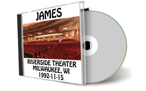 Artwork Cover of James 1992-11-15 CD Milwaukee Audience