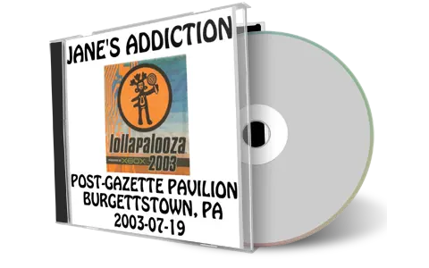 Artwork Cover of Janes Addiction 2003-07-19 CD Burgettstown Audience