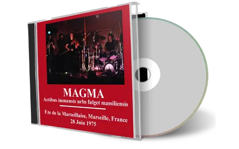 Artwork Cover of Magma 1975-06-28 CD Marseille Audience