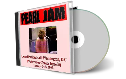Artwork Cover of Pearl Jam 1995-01-14 CD Washington Audience