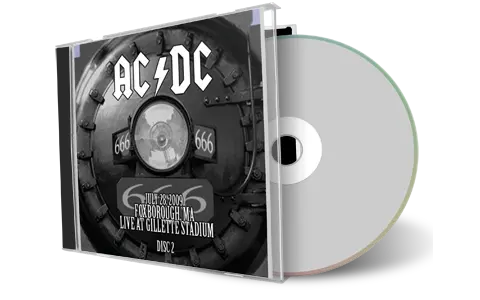 Artwork Cover of ACDC 2009-07-28 CD Foxborough Audience