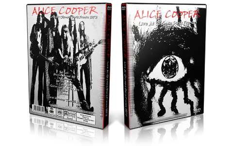 Artwork Cover of Alice Cooper 1972-11-13 DVD Paris Proshot