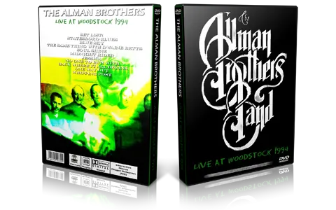 Artwork Cover of Allman Brothers Band Compilation DVD Woodstock 1994 Proshot