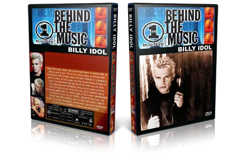 Artwork Cover of Billy Idol Compilation DVD Behind The Music Proshot