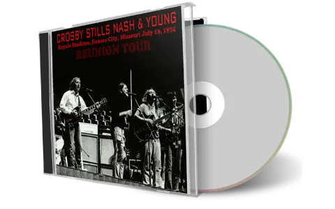 Artwork Cover of CSNY 1974-07-19 CD Kansas City Audience
