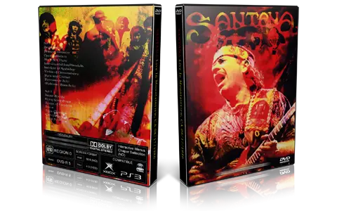 Artwork Cover of Carlos Santana 1986-08-17 DVD Mountain View Proshot