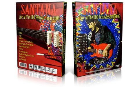 Artwork Cover of Carlos Santana Compilation DVD UDO Festival 2006 Proshot
