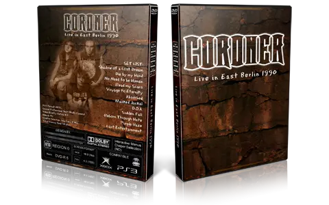 Artwork Cover of Coroner Compilation DVD East Berlin 1990 Proshot