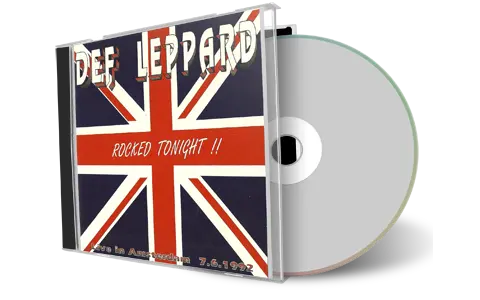 Artwork Cover of Def Leppard 1992-06-07 CD Amsterdam Audience