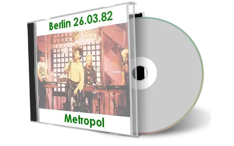 Artwork Cover of Depeche Mode 1982-03-26 CD Berlin Audience