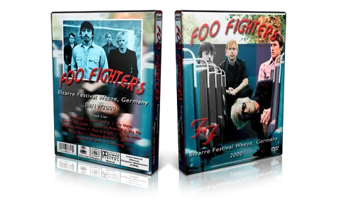Artwork Cover of Foo Fighters 2000-08-19 DVD Weeze Proshot