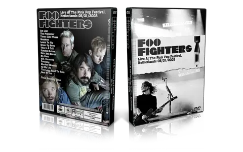 Artwork Cover of Foo Fighters 2008-05-31 DVD Pink Pop Festival Proshot