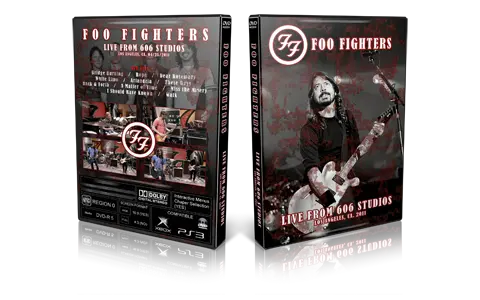 Artwork Cover of Foo Fighters 2011-04-25 DVD 606 Studios Proshot
