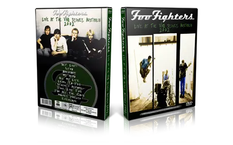 Artwork Cover of Foo Fighters Compilation DVD Sydney 2002 Proshot