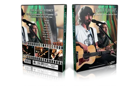 Artwork Cover of Foo Fighters Compilation DVD Sydney 2003 Proshot