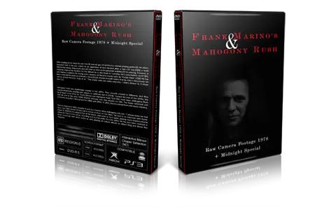Artwork Cover of Frank Marino Compilation DVD Raw Camera Footage 1978 Proshot