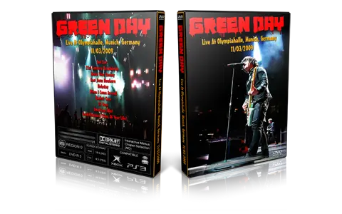 Artwork Cover of Green Day 2009-11-03 DVD Munich Proshot