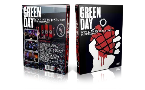 Artwork Cover of Green Day Compilation DVD Italy Supersonic 2005 Proshot