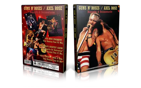 Artwork Cover of Guns N Roses Compilation DVD Biography and Documentaries Proshot
