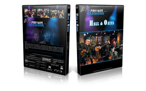 Artwork Cover of Hall and Oates 2009-10-25 DVD A and E Private Session Proshot